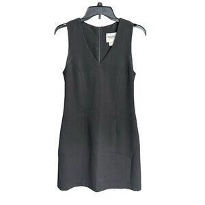 Vintage Tootto New York Brand Size Small 100% Wool Black Sleeveless V Neck AB1-5